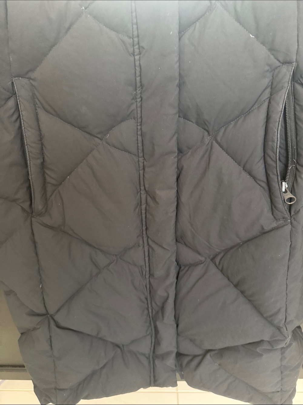 The North Face ❄️☃️Women’s Black Quilted Long Puffer Jacket with Hood - Picture 6 of 7